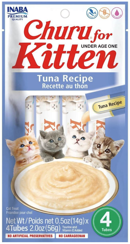 Churu Cat Kitten Tuna 4x14g