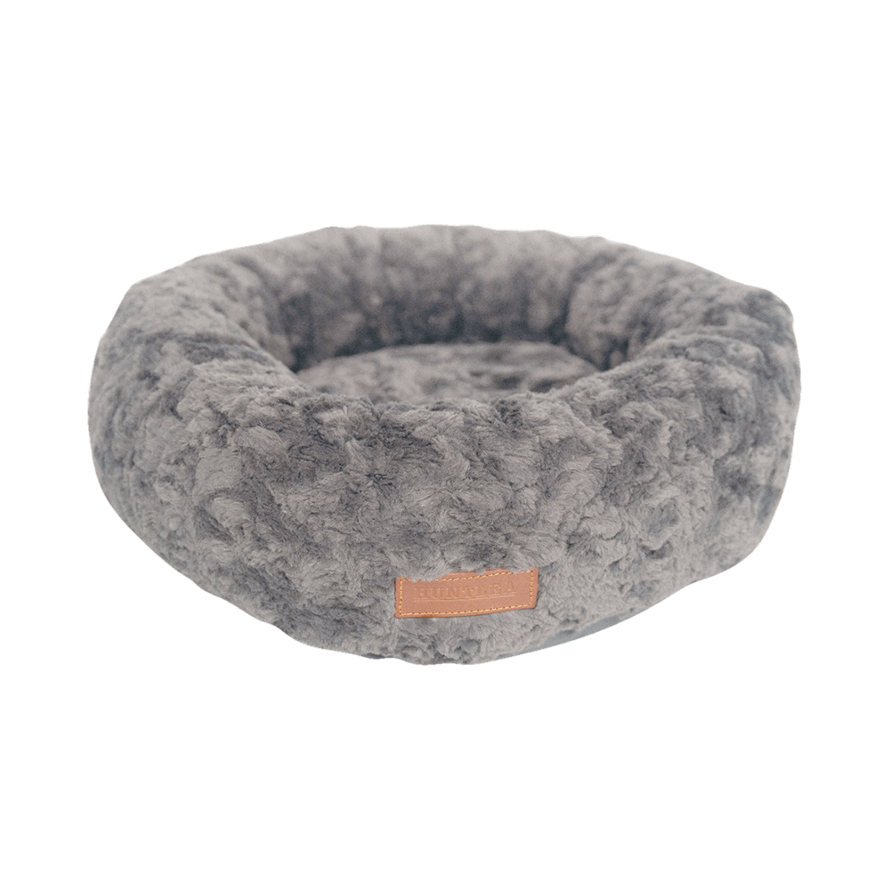 Huntlea Calming Kuddler Round Bed | Light Grey