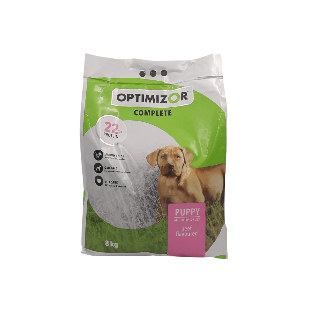 Optimizor Complete Puppy Beef Dry Dog Food 8kg