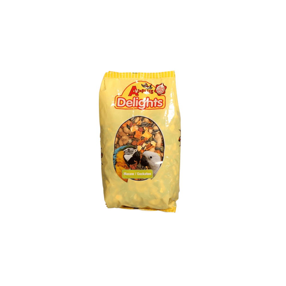 AVI Delights Macaws Cockatoos Bird Food 1kg