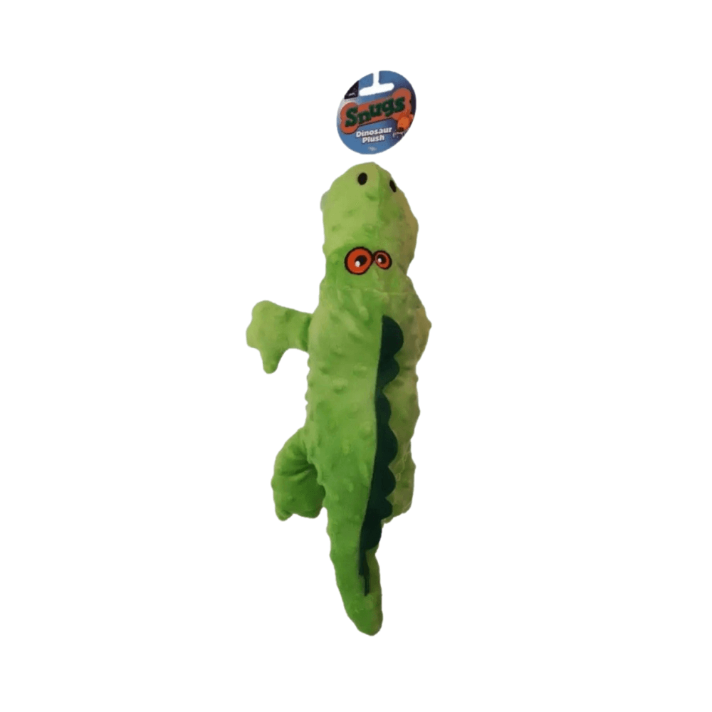 Plush Dinosaur Dog Toy With Squeaker