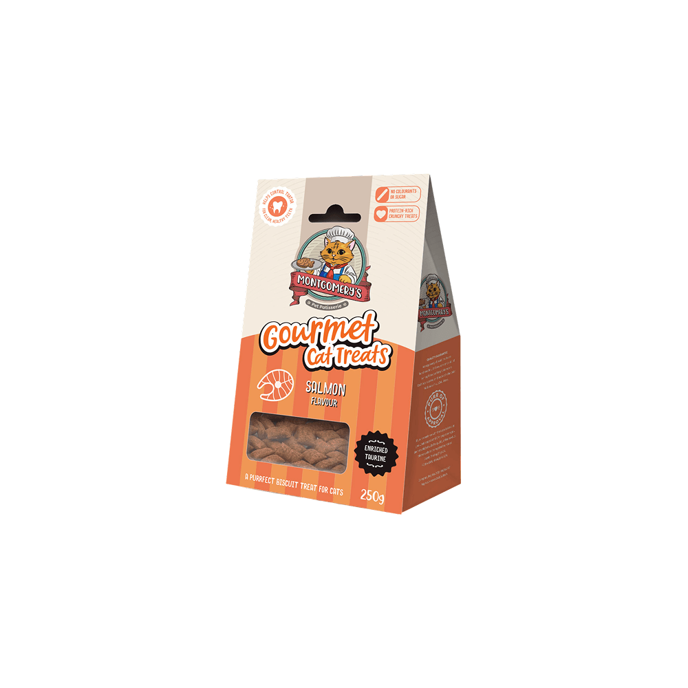 Montgomerys Gourmet Cat Treats Salmon 250g