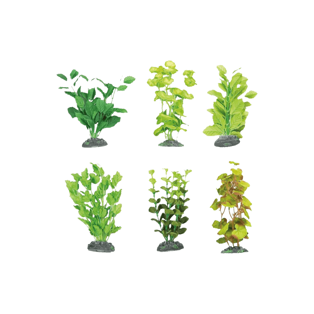 Flamingo Aq. Plant Silk Brasil Ass. - M Aquarium Fish Decor