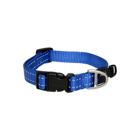 Rogz Utility Classic Collar Blue Reflective - Petworld