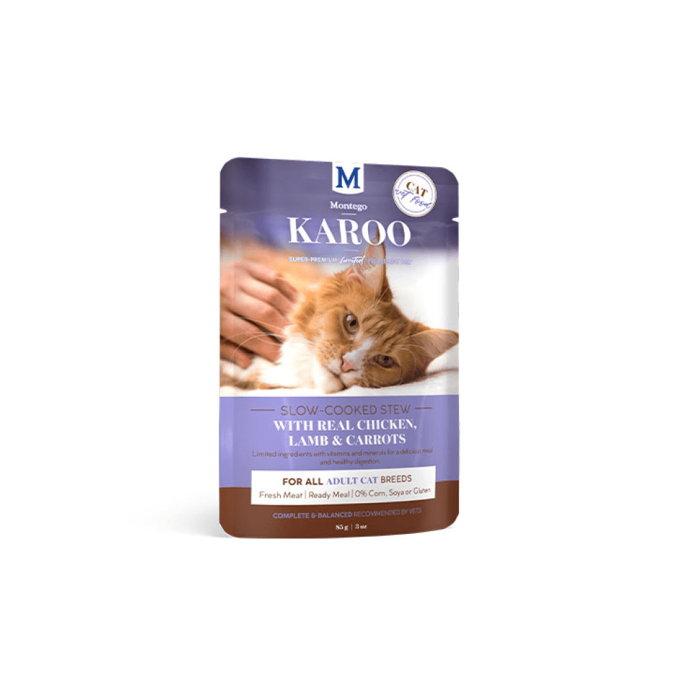 Montego Karoo Adult Chicken & Carrots Wet Cat Food 85g - 12 Pack
