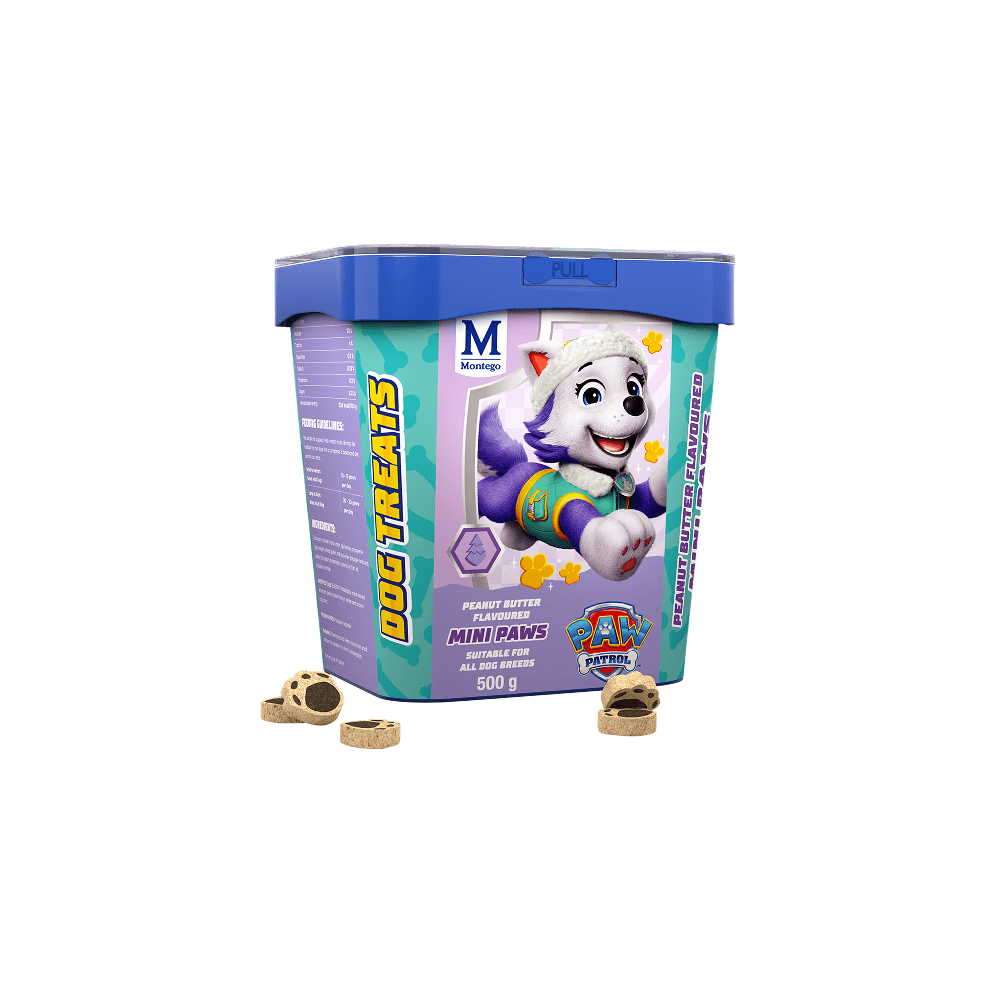 Montego Paw Patrol Peanut Butterr Mini Paws Treats 500g