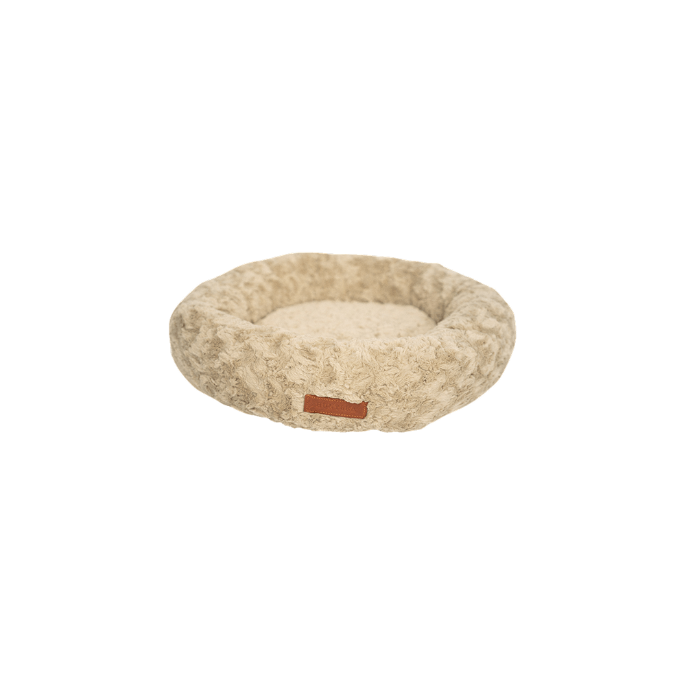 Buy Huntlea Calming Kuddler Round Dog Bed Medium Ivory Get Blanket FREE