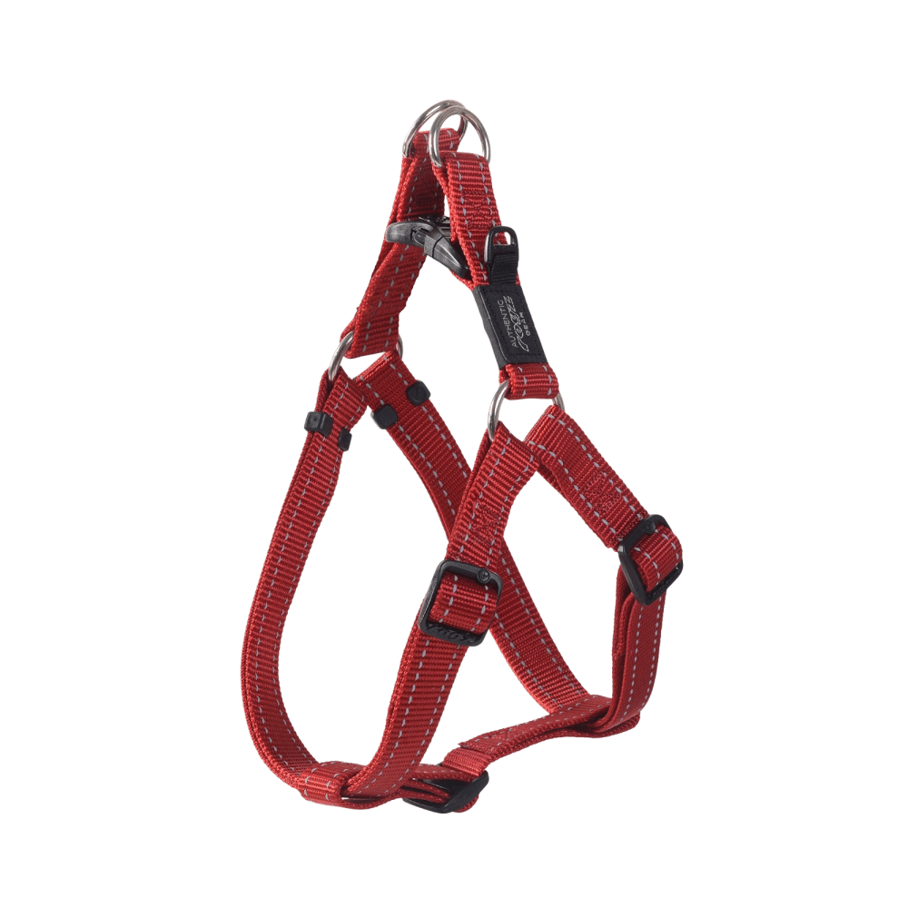 Rogz Utility Step In Harness Red Reflective