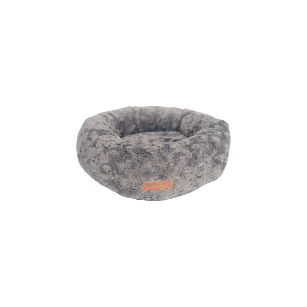 Huntlea Calming Kuddler Round Bed | Light Grey