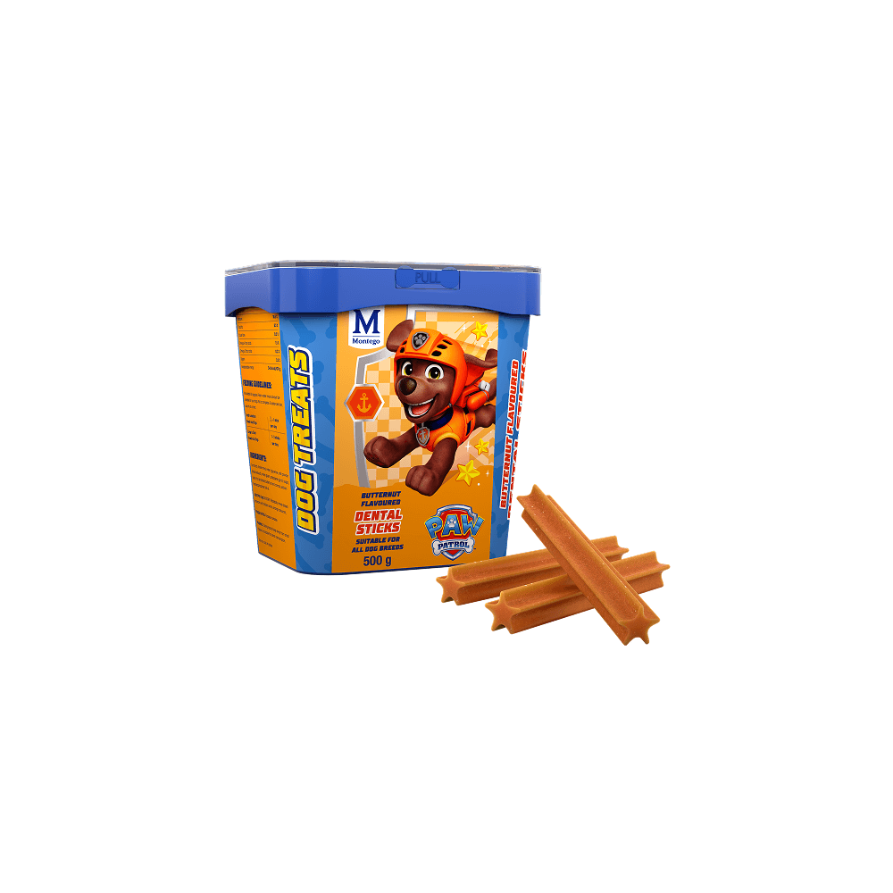 Montego Paw Patrol Butternut Dental Sticks Treats 500g
