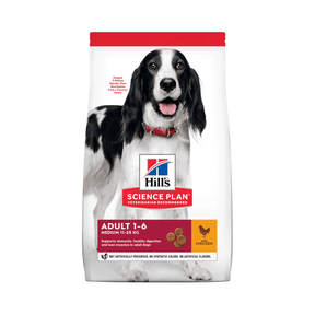 Hill's Science Plan Canine Adult Medium Chicken Dry Dog Food 12kg - Petworld