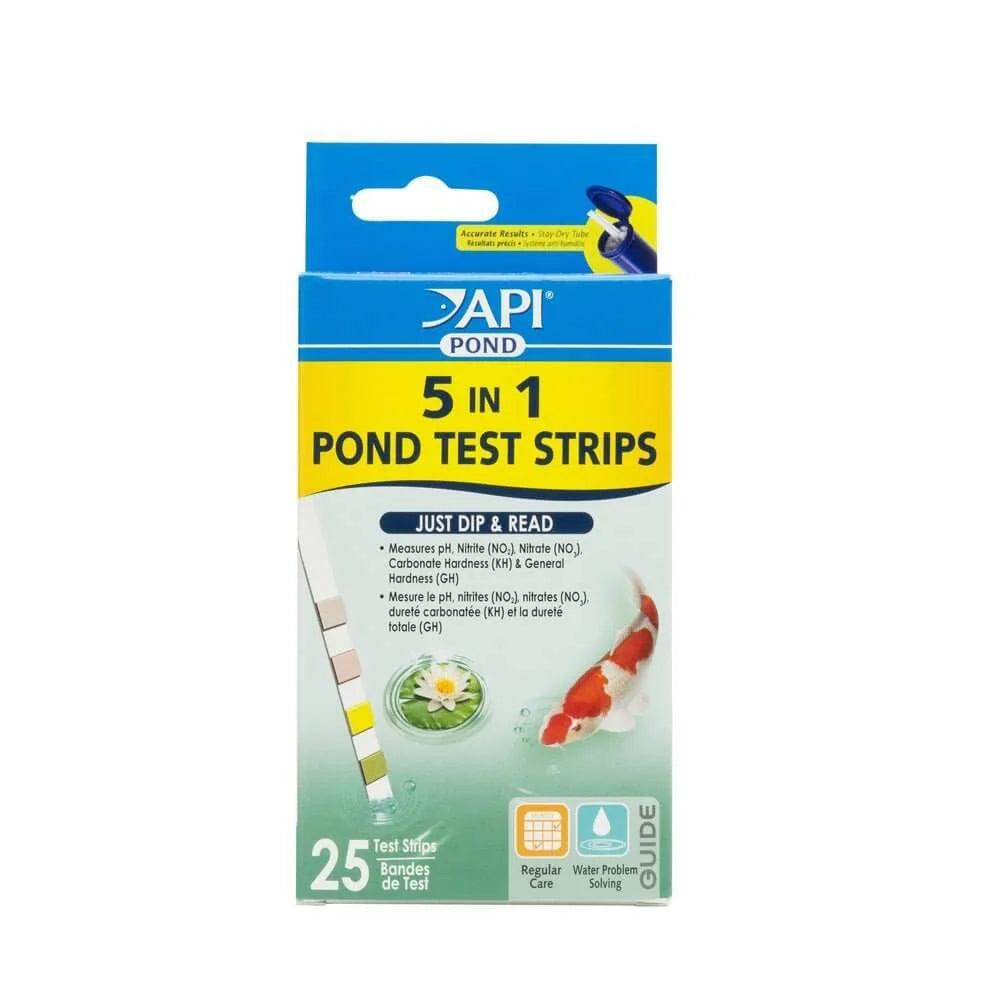 API Pond 5 in 1 Test Strips 25