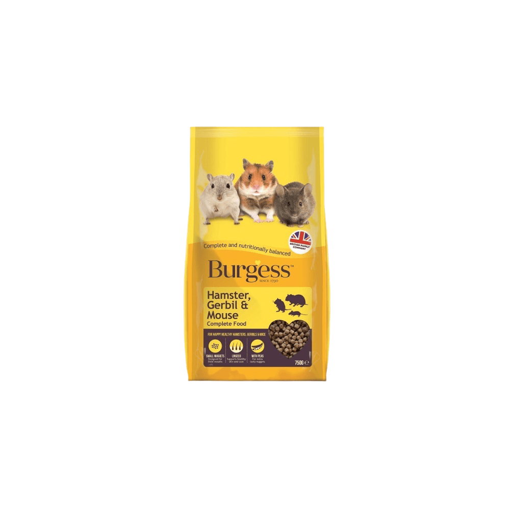 Burgess Excel Hamster, Gerbil and Mouse Food 750g