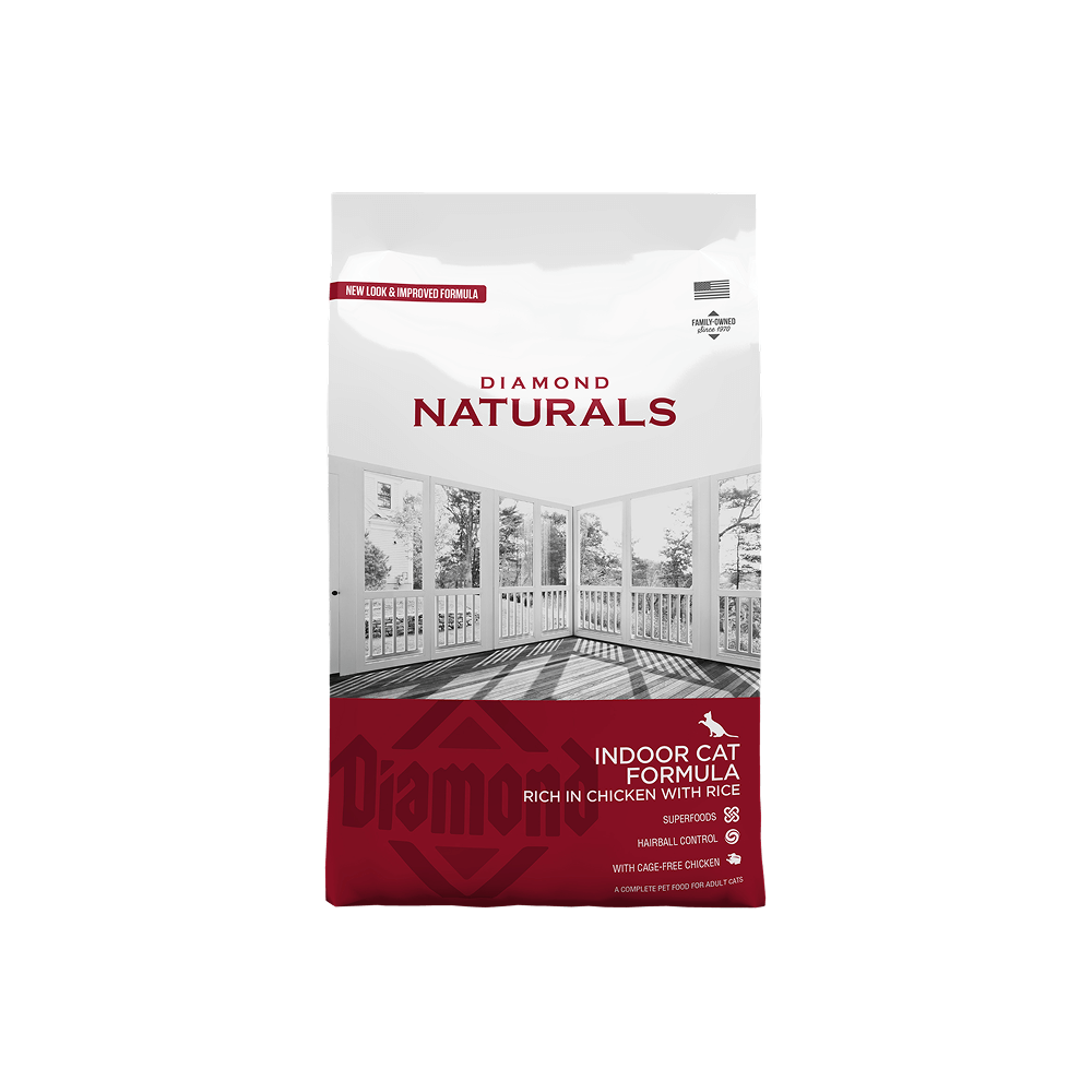 Diamond Naturals Indoor Cat Dry Food Chicken & Rice