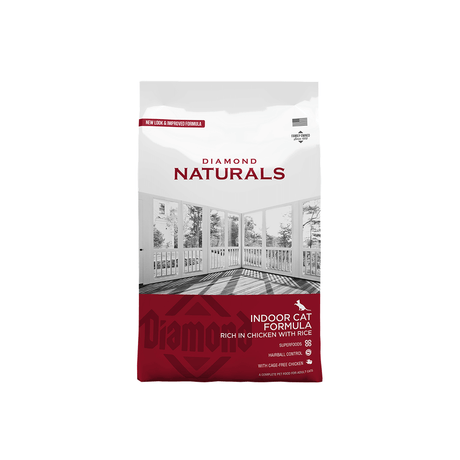 Diamond Naturals Indoor Cat Dry Food Chicken & Rice