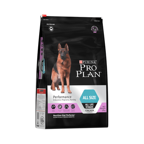 Purina Pro Plan Performance All sizes & Life Stages Chicken Dry Dog Food 20kg