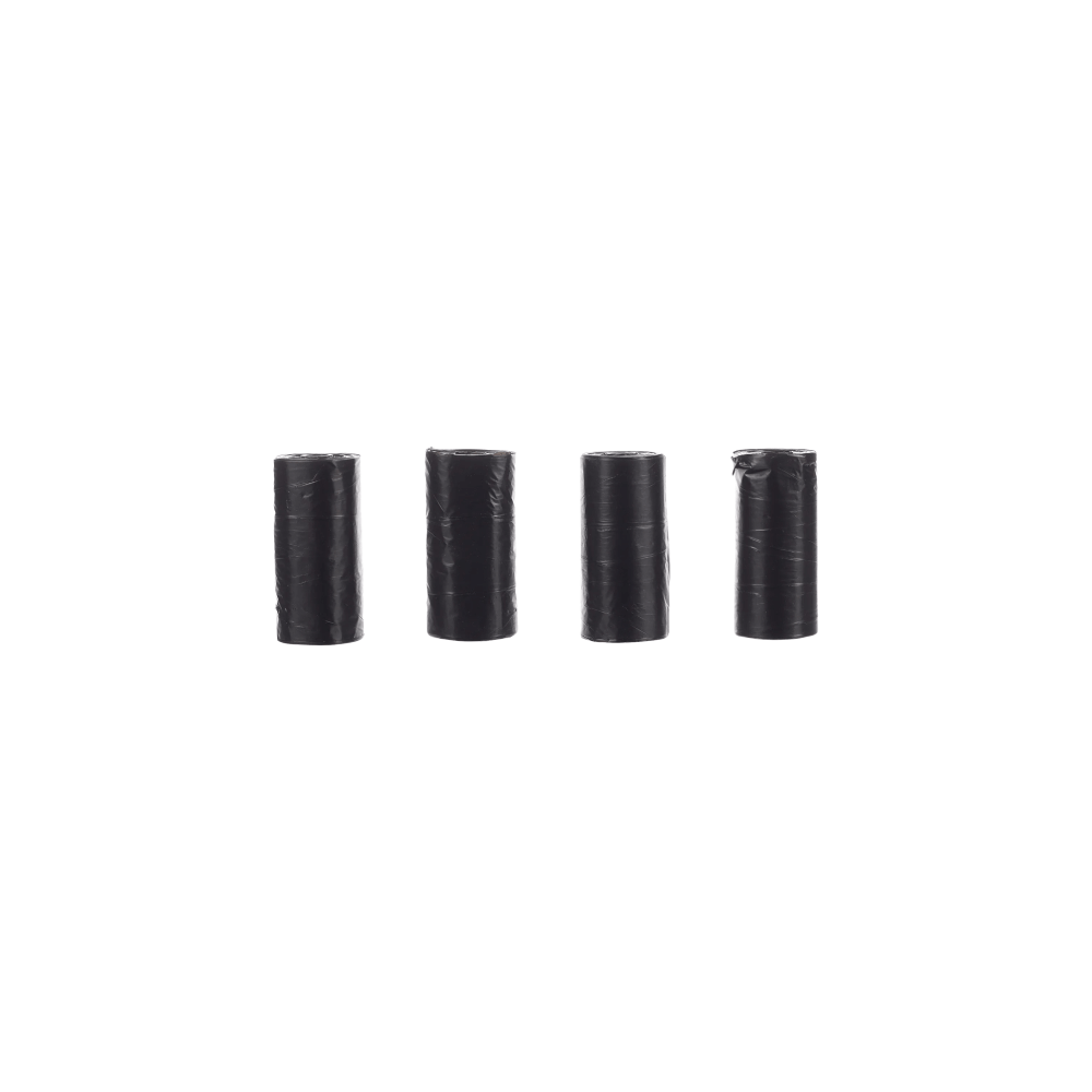 Flamingo Poop Bags Aloys Basic Black Display 4 X 15Pcs