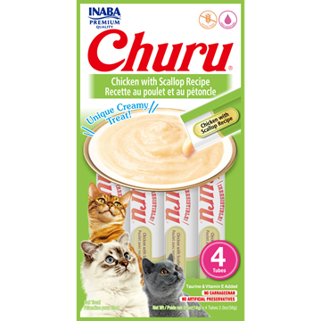 Churu Cat Chicken & Scallop 4x14g
