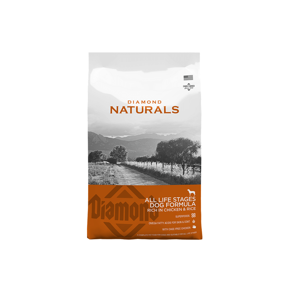 Diamond Naturals All Life Stages Dog Dry Food Chicken & Rice