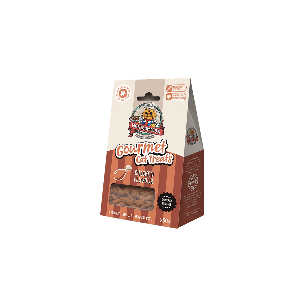 Montgomerys Gourmet Cat Treats Chicken 250g