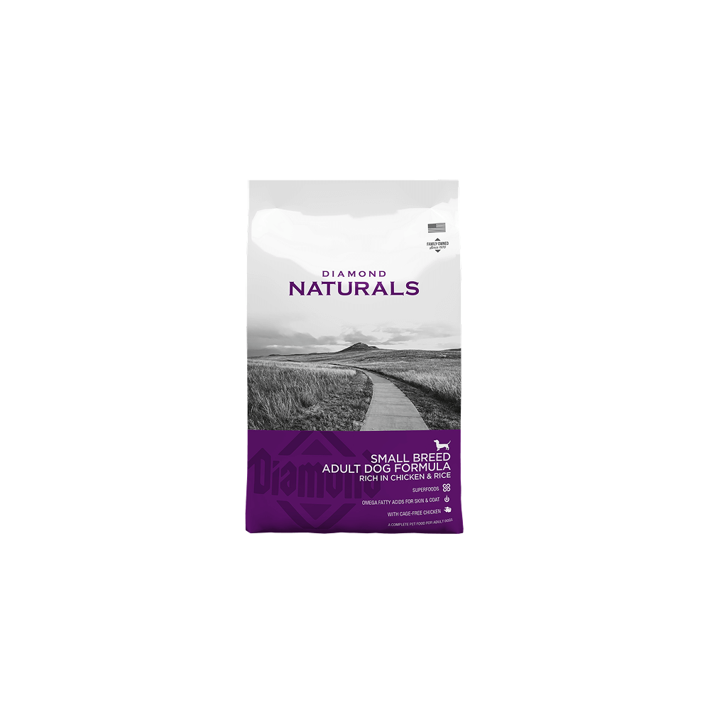 Diamond Naturals Small Breed Adult Dog Dry Food Chicken & Rice