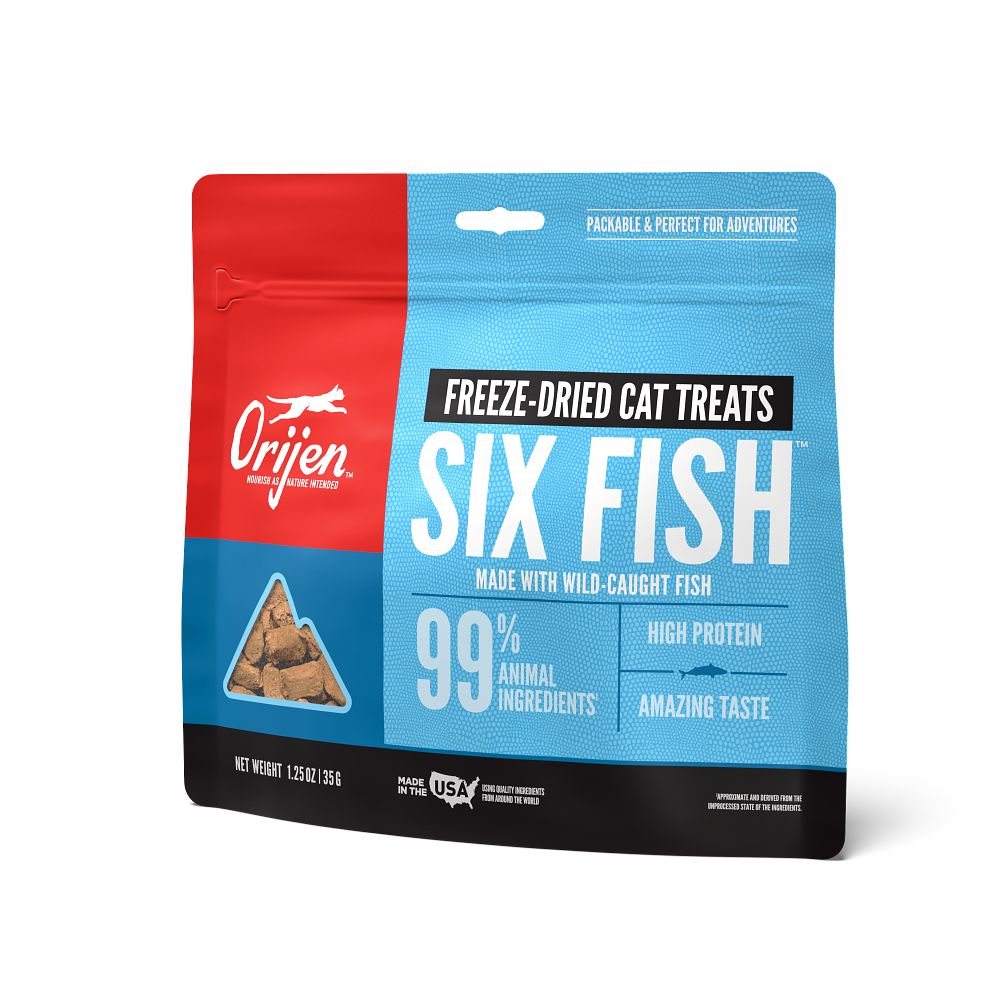 Orijen Six Fish Freeze Dried Cat Treats 35g