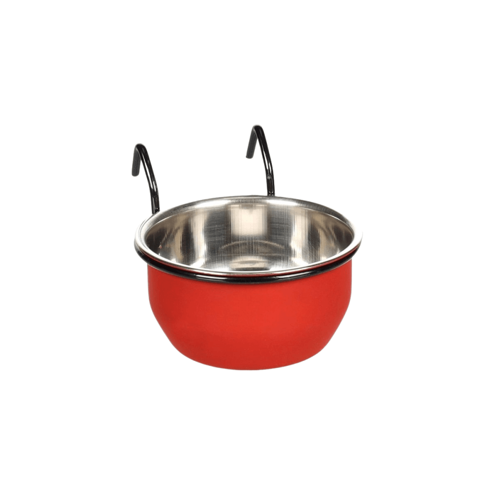 Flamingo Feeding Bowl With Hook Avaro Red