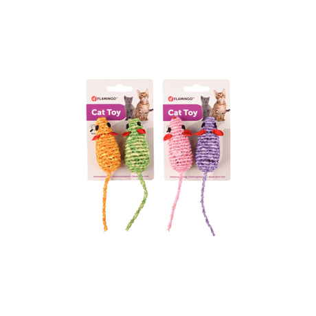 Flamingo Cat Toy Mouse Zyra Assorted 17cm