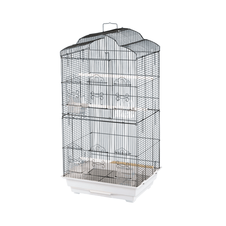 Pet Products Bird Cage High Semi Flat Top 46.5x36x90.5cm
