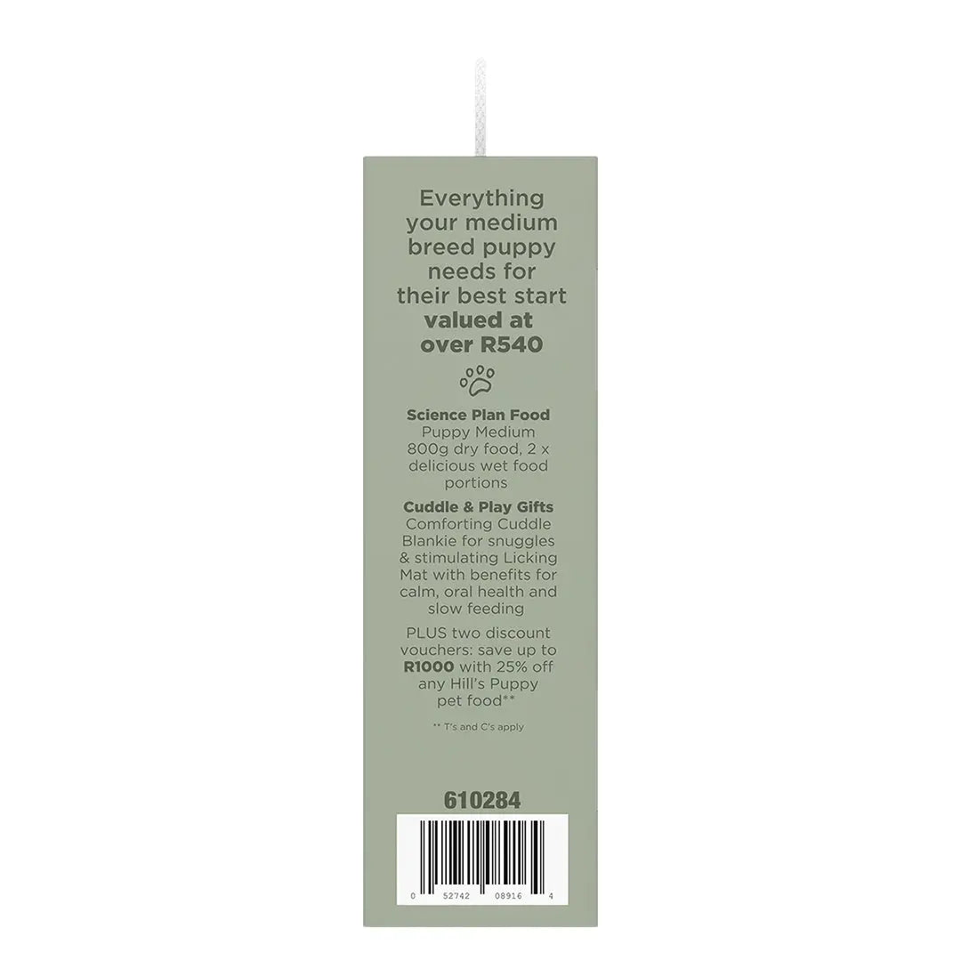 Hill's Science Plan Puppy Medium Welcome Home Pack