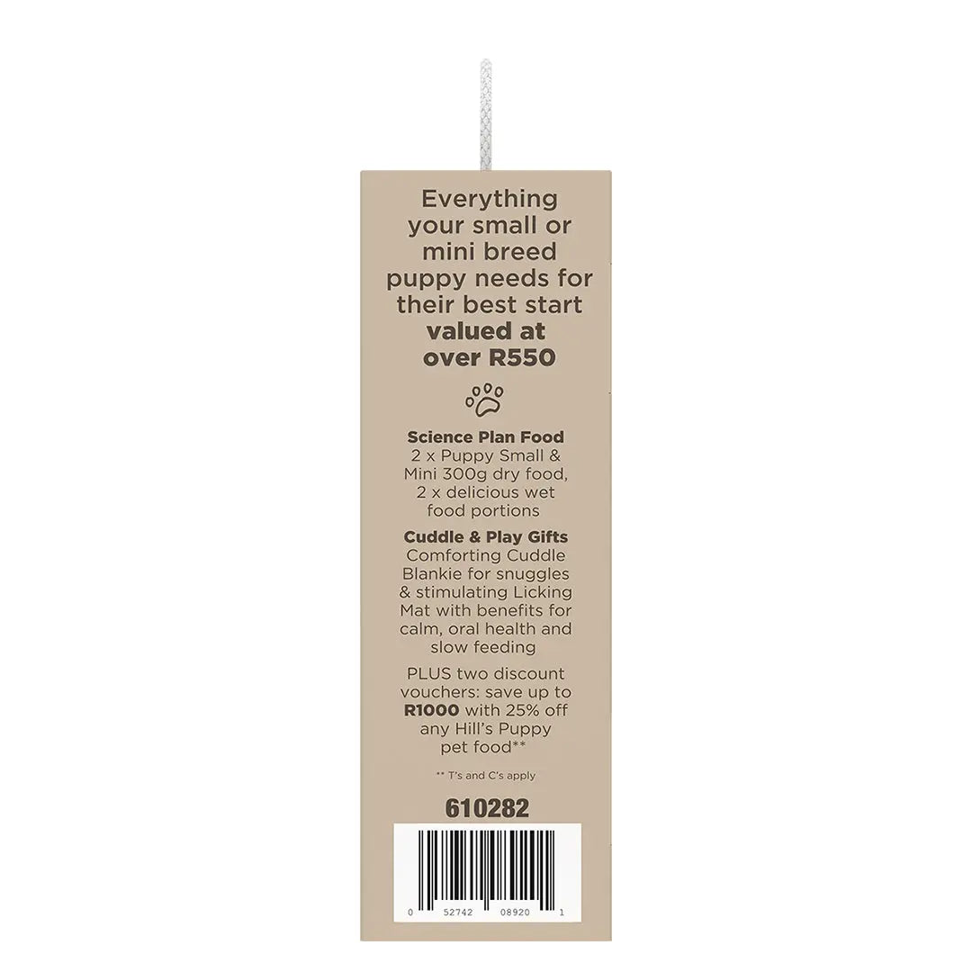 Hill's Science Plan Puppy Small & Mini Welcome Home Pack