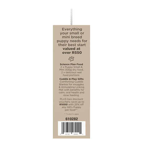 Hill's Science Plan Puppy Small & Mini Welcome Home Pack