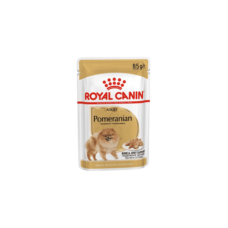 Royal Canin Breed Health Nutrition Pomeranian Adult Wet Dog Food 85g Pack of 12 - Petworld