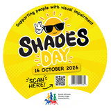 Wear Your Shades Sticker - SA Guide Dogs Association