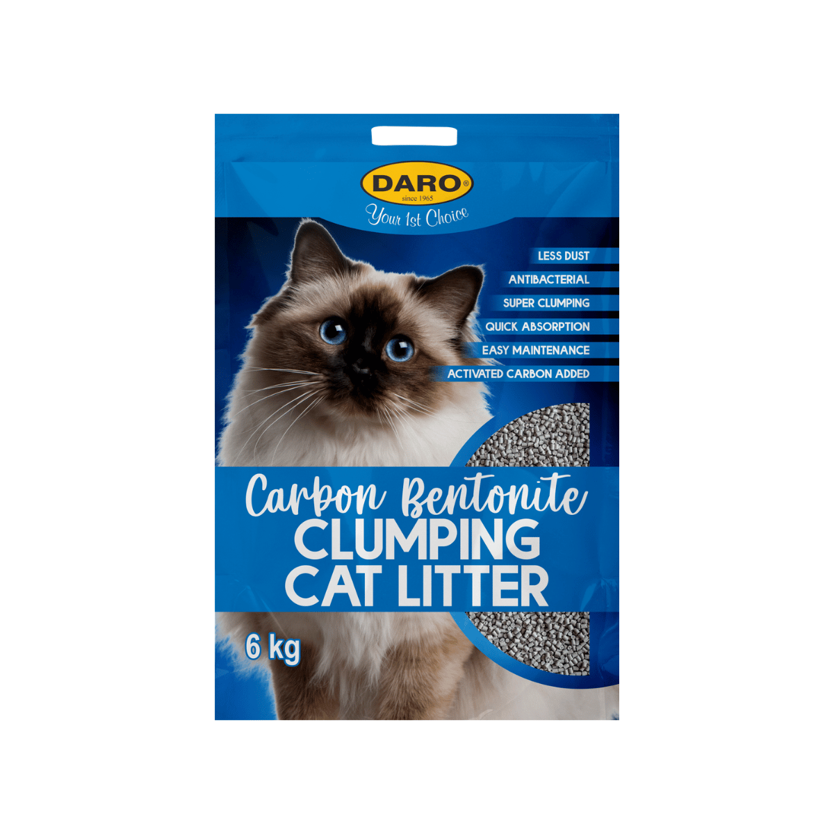 Daro Carbon Bentonite Clumping Cat Litter 6Kg (Imported)