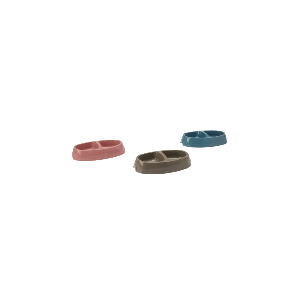 Savic Picnic Twin Dog Bowl 2 X 0.4 L Assorted