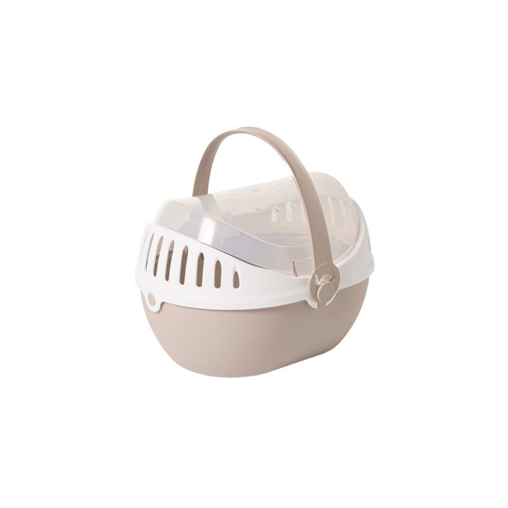 Savic Elmo Small Animal Carrier Large Champagne Pink