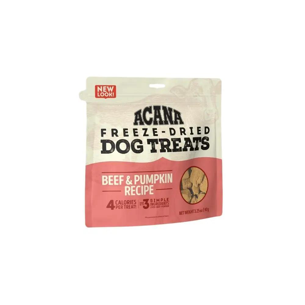 Acana Beef Pumpkin Freeze Dried Dog Treats Petworld