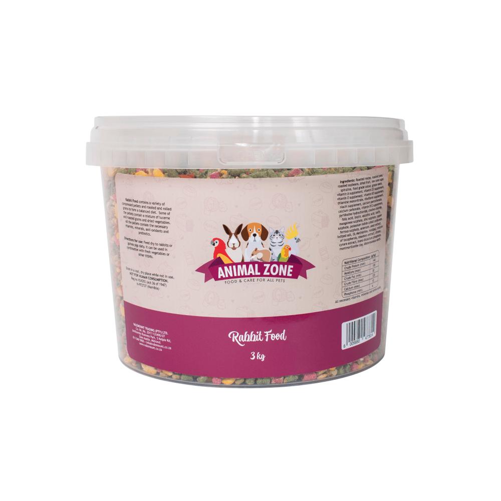 Animalzone Rabbit Value Tub Small Animal Food 3kg