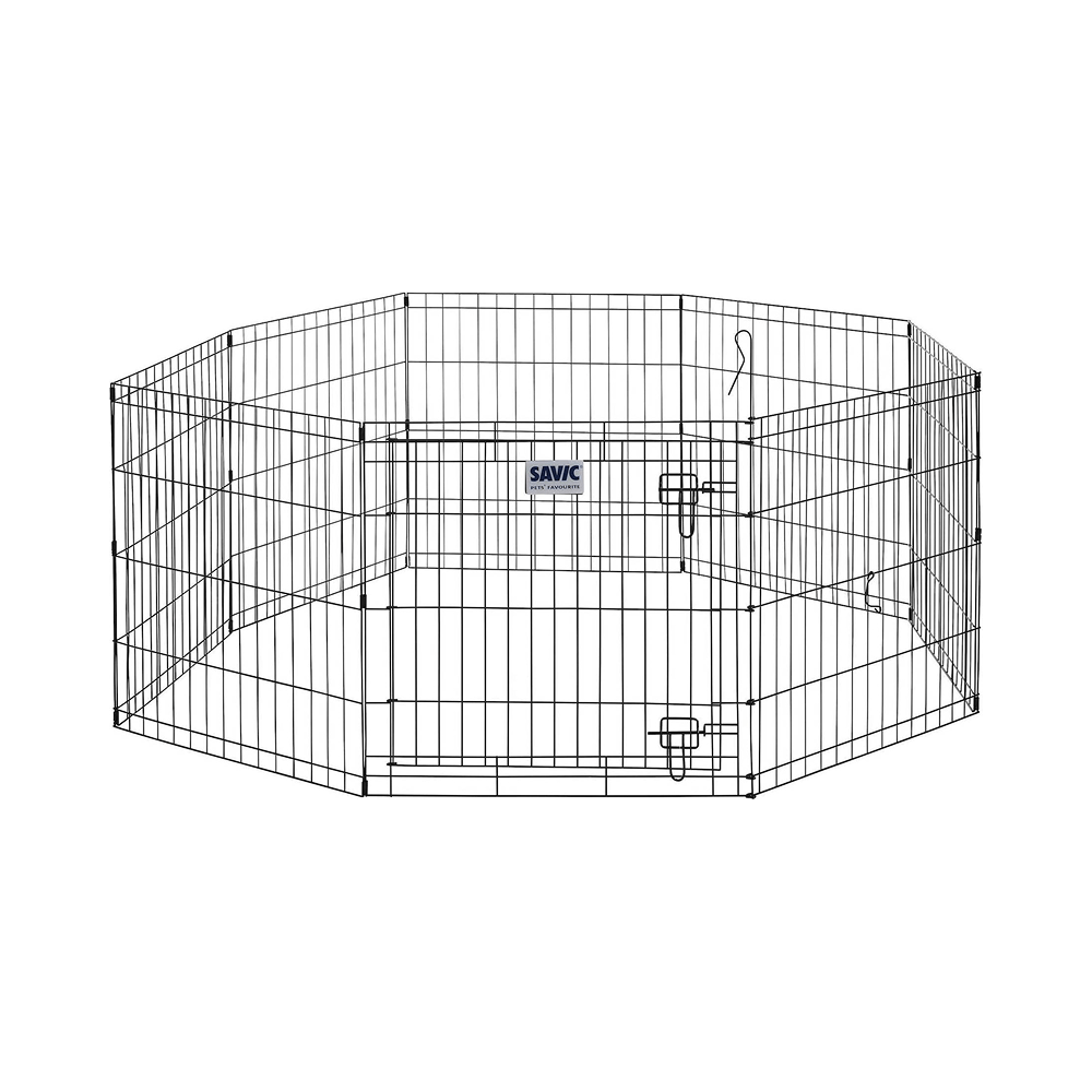 Savic Dog Park 2 Fencing Play Pen Black