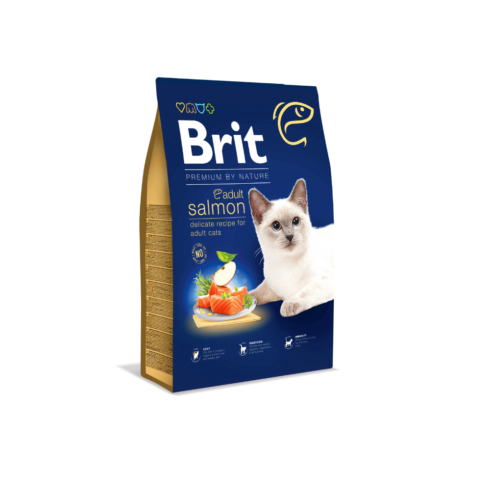 Brit Premium Cat Adult Salmon Dry Cat Food