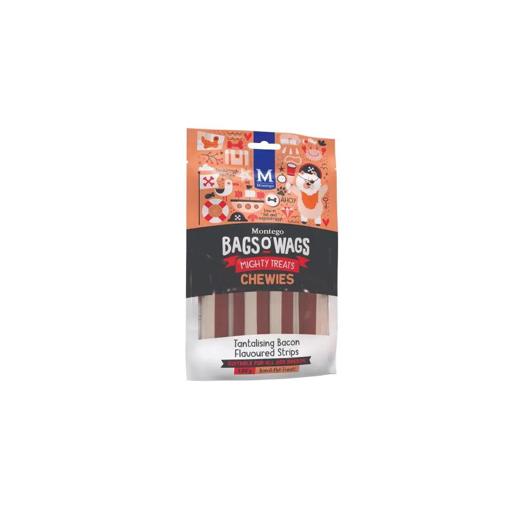 Bags O' Wags Chewies Bacon Strips Dog Treats