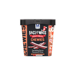 Bags O' Wags Chewies Bacon Strips Dog Treats 500g - Petworld