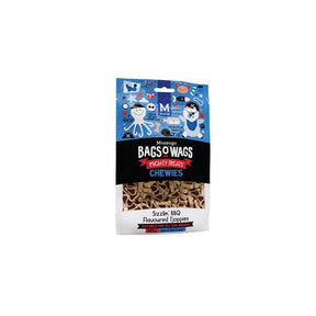 Bags O' Wags Chewies BBQ Tjoppies Dog Treats - Petworld