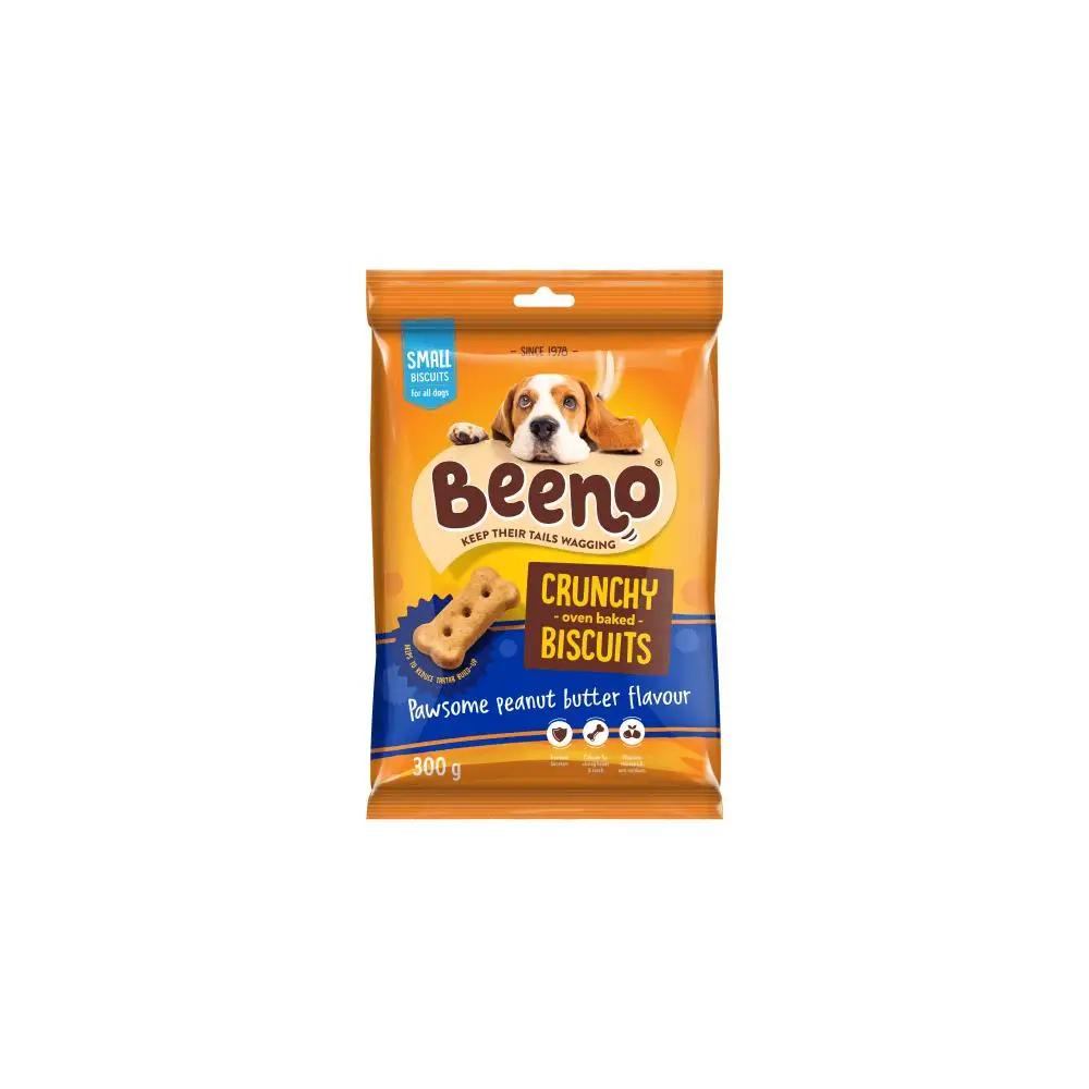 Beeno Biscuit Original Peanut Butter Flavour Small Dog Treats 300g