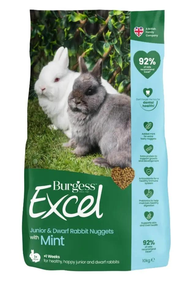 Burgess Excel Rabbit Jr & Dwarf Small Animal Food 1.5Kg