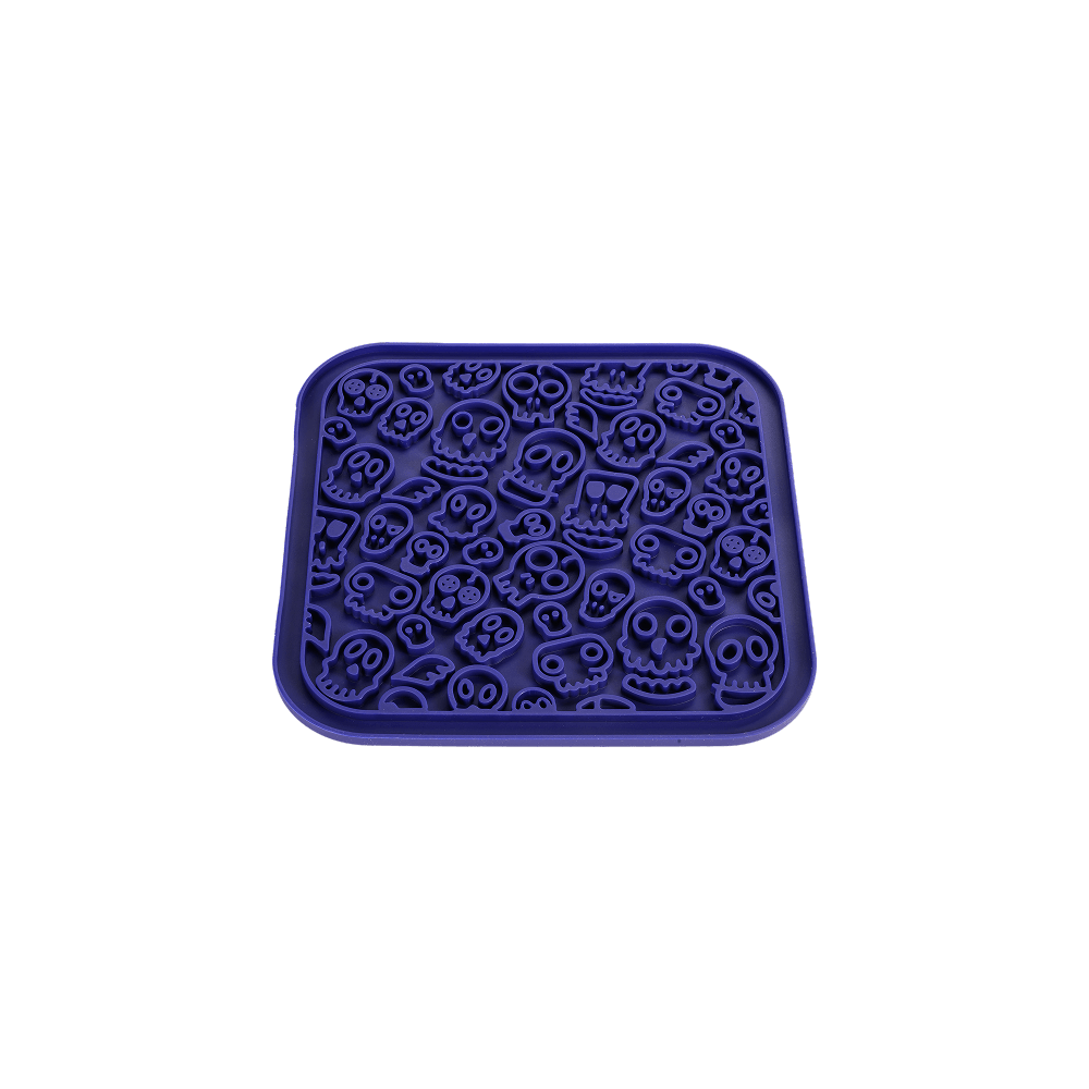 Dogs Life Lickalot Cute Punk Enrichment Mat Navy