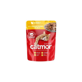 Catmor Wet Adult Chicken Chunks In Jelly 70g - Petworld