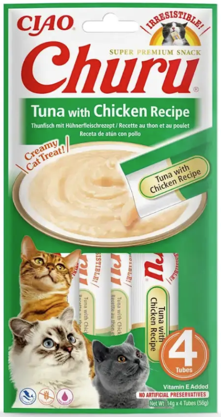 Churu Cat Tuna & Chicken 4x14g