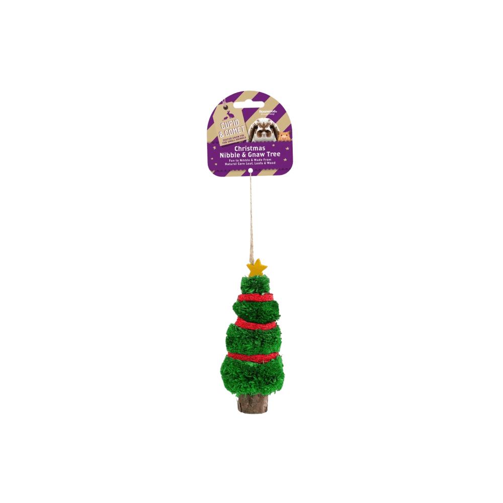 Rosewood Christmas Nibble and Gnaw Tree Christmas Small Animal Treat